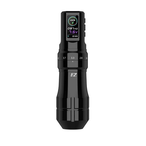 EZ P3 Pro Kabellose Batterie-Tattoo-Stiftmaschine Glanz 1x Akku Griff 39mm