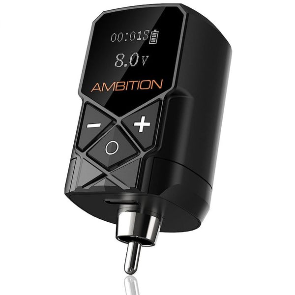 Ambition Akku Bold Wireless Tattoo Batterie Netzteil RCA