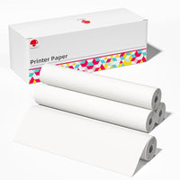 Thermopapier für tragbaren Drucker 1 Rolle 21cm x 6.5m weiß