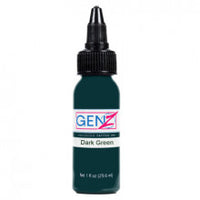 Intenze Ink Tattoofarbe REACH - Dark Green (30 ml)