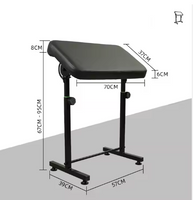 Armlehne 70cm XXL Black Armstütze Armrest