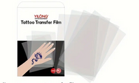 50 Stück Tattoo-Transferpapierfolie, Tattoo-Schablonen-Transferpapierfolie