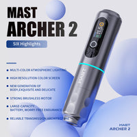 Mast ARCHER 2  3,5-mm-Hub-FarbbildschirmDragon Hawk Tattoomaschine