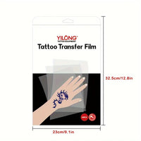 50 Stück Tattoo-Transferpapierfolie, Tattoo-Schablonen-Transferpapierfolie
