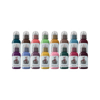 World Famous Limitless Tattoo Ink - A.D. Pancho Pro Colour Set - 16x 30 ml