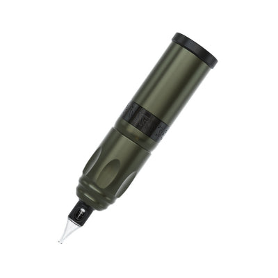 Stigma-Rotary® Force kabellose Tätowiermaschine + Netzteil + Cinch-Adapter – Armeegrün