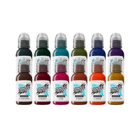 Weltberühmte Limitless Tattoo Ink – Jay Freestyle Set – 12x 30 ml