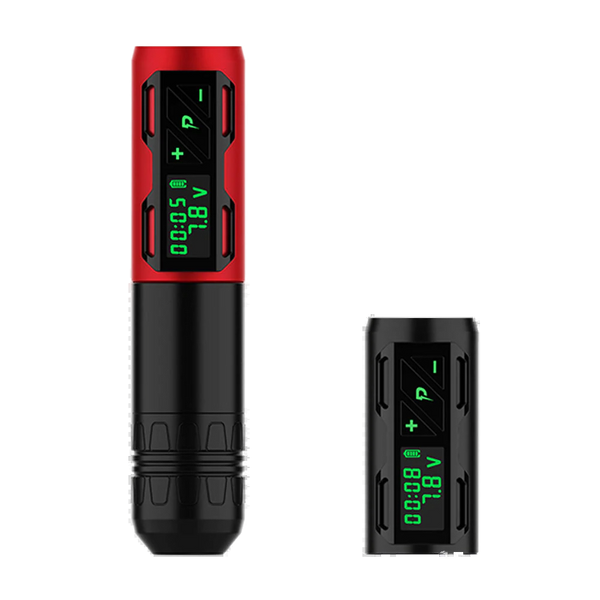 EZ Portex Generation 2S (P2S) Wireless Battery Tattoo Pen Maschine RED
