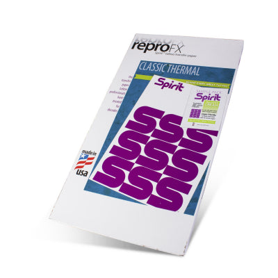 ReproFX Spirit Classic - 100 Blätter violettfarbenes Hektograph-Papier 14inch Thermodrucker LANG (21,5 x 35,5cm)