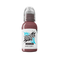 World Famous Limitless Tattoofarbe - Dark Flesh 1 30ml